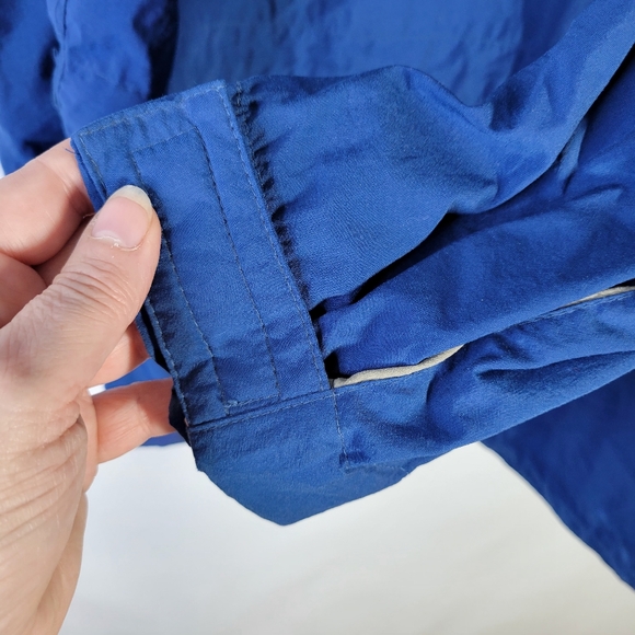 Mens Timberland Weathergear Jacket Fold away Hood 4 Zip Pockets Size Medium - Picture 12 of 16